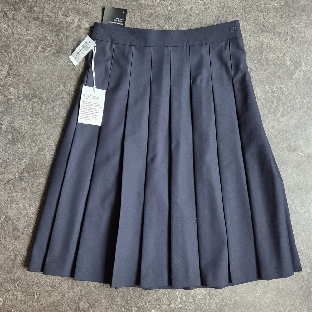 Sunday Best Navy Pleated Preppy School Girl Tennis Skirt  4